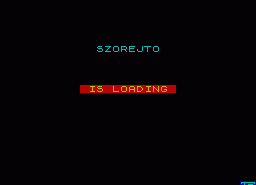 Игра Szorejto Jatek (ZX Spectrum)