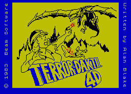 Игра Terror-Daktil 4D (ZX Spectrum)