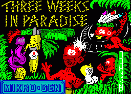 Игра Three Weeks in Paradise (ZX Spectrum)