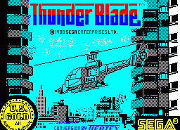 Игра Thunder Blade (ZX Spectrum)