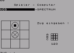 Игра TicTacToe (ZX Spectrum)