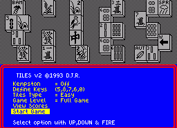 Игра Tiles (ZX Spectrum)