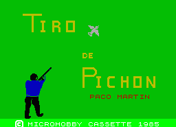 Игра Tiro de Pichon (ZX Spectrum)