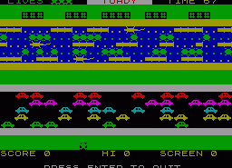 Игра Toady (ZX Spectrum)