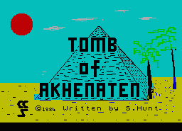 Игра Tomb of Akhenaten (ZX Spectrum)