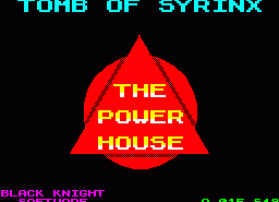 Игра Tomb of Syrinx (ZX Spectrum)