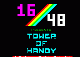 Игра Tower of Hanoy (ZX Spectrum)