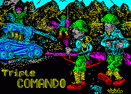 Игра Triple Comando (ZX Spectrum)