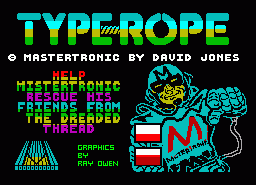 Игра Type-Rope (ZX Spectrum)