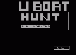 Игра U-Boat Hunt (ZX Spectrum)