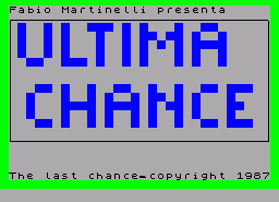 Игра Ultima Chance (ZX Spectrum)