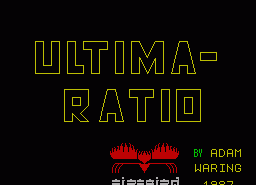 Игра Ultima Ratio (ZX Spectrum)