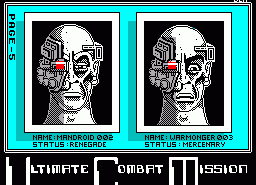 Игра Ultimate Combat Mission (ZX Spectrum)