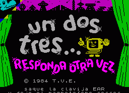Игра Un, Dos, Tres Responda Otra Vez (ZX Spectrum)