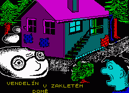 Игра Vendelin v Zakletem Dome (ZX Spectrum)