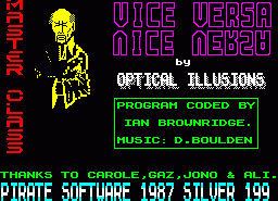 Игра Vice Versa (ZX Spectrum)