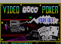 Игра Video Poker (ZX Spectrum)