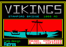 Игра Vikings (ZX Spectrum)