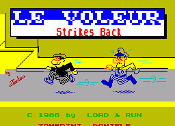Игра Voleur Strikes Back, Le (ZX Spectrum)