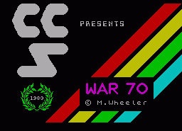 Игра War 70 (ZX Spectrum)
