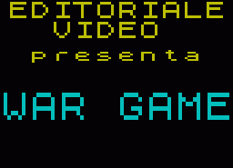 Игра War Game (ZX Spectrum)