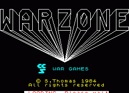 Игра War Zone (ZX Spectrum)
