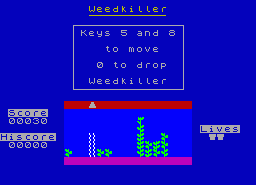 Игра Weedkiller (ZX Spectrum)