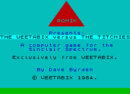 Игра Weetabix Versus the Titchies (ZX Spectrum)