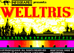 Игра Welltris (ZX Spectrum)
