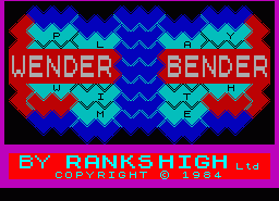 Игра Wender Bender (ZX Spectrum)
