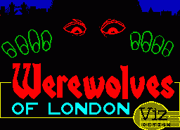 Игра Werewolves of London (ZX Spectrum)