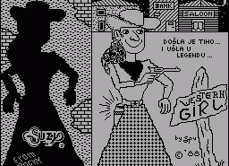 Игра Western Girl (ZX Spectrum)