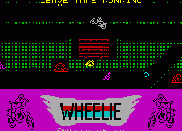 Игра Wheelie (ZX Spectrum)