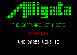 Игра Who Dares Wins II (ZX Spectrum)