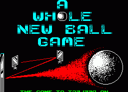 Игра Whole New Ball Game, A (ZX Spectrum)