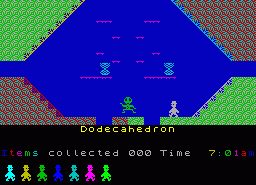 Игра Willy and the Dodecahedron (ZX Spectrum)