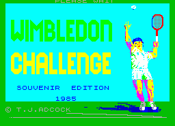 Игра Wimbledon (ZX Spectrum)