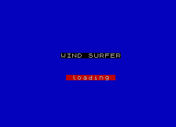 Игра Wind Surfer (ZX Spectrum)