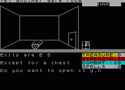 Игра Wizard's Castle (ZX Spectrum)