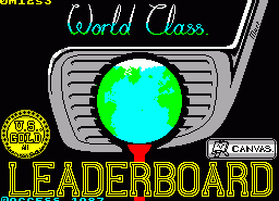 Игра World Class Leader Board (ZX Spectrum)