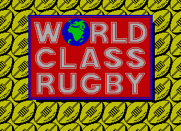 Игра World Class Rugby (ZX Spectrum)