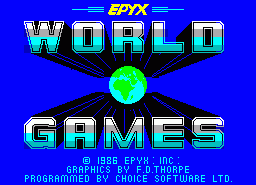 Игра World Games (ZX Spectrum)