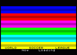 Игра World Soccer League (ZX Spectrum)