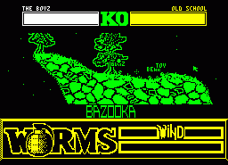 Игра Worms (ZX Spectrum)