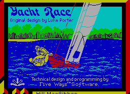 Игра Yacht Race (ZX Spectrum)