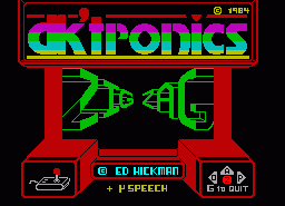 Игра Zig Zag (ZX Spectrum)