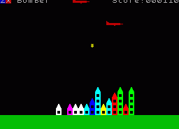 Игра ZX Bomber (ZX Spectrum)