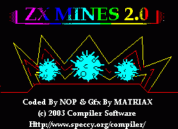 Игра ZX Mines 2 (ZX Spectrum)
