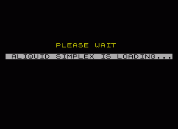 Игра Aliquid Simplex (ZX Spectrum)