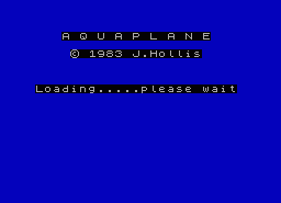 Игра Aquaplane (ZX Spectrum)